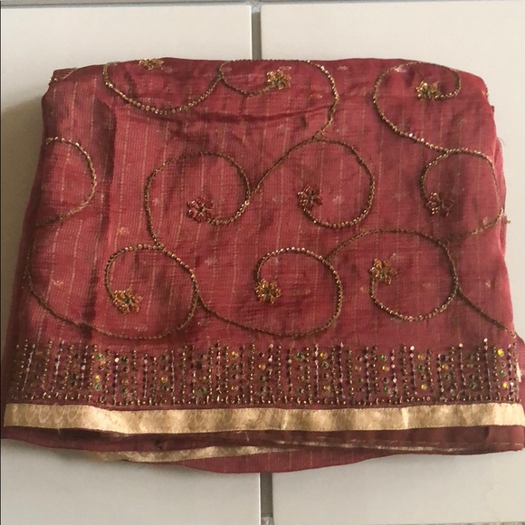 Final Sale-Indian sequined Saree - Picture 1 of 4